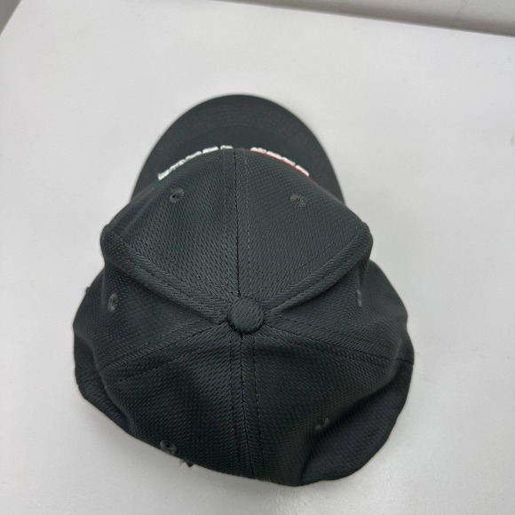 Papa Johns Pizza Hat Cap Gray Strapback Adjustable Embroidered Employee Workwear - Picture 9 of 12